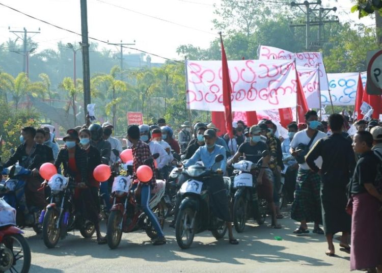 myanmar general strike